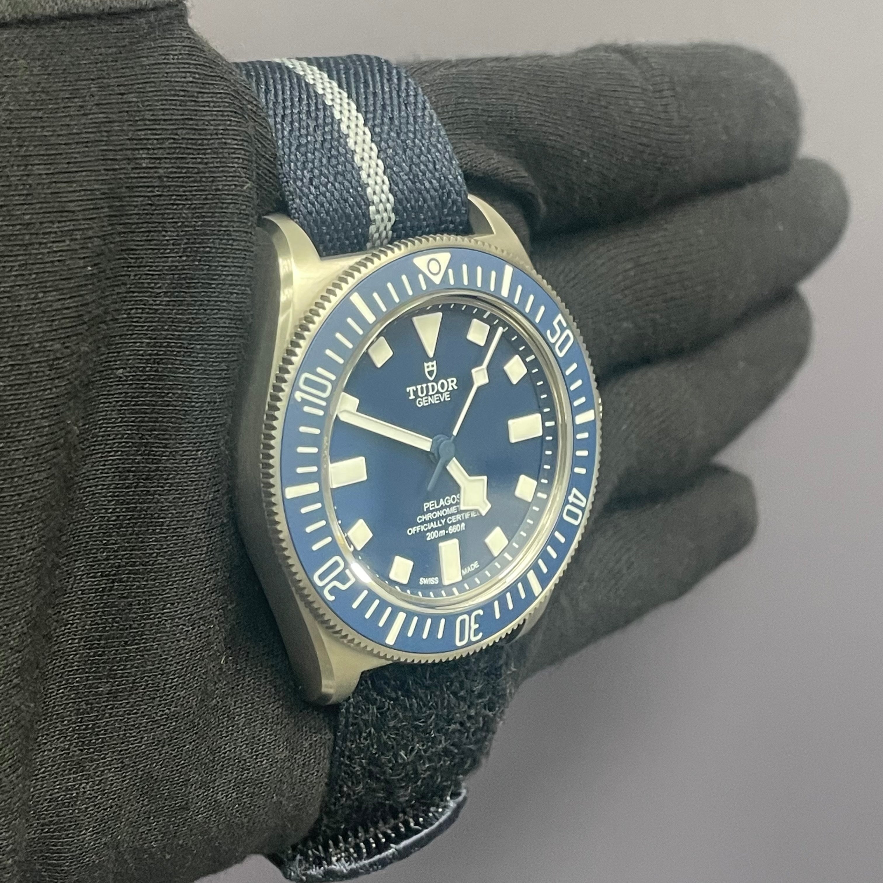 Tudor Pelagos 42mm Blue Dial Watch Ref# 25707B/24 - Happy Jewelers Fine Jewelry Lifetime Warranty