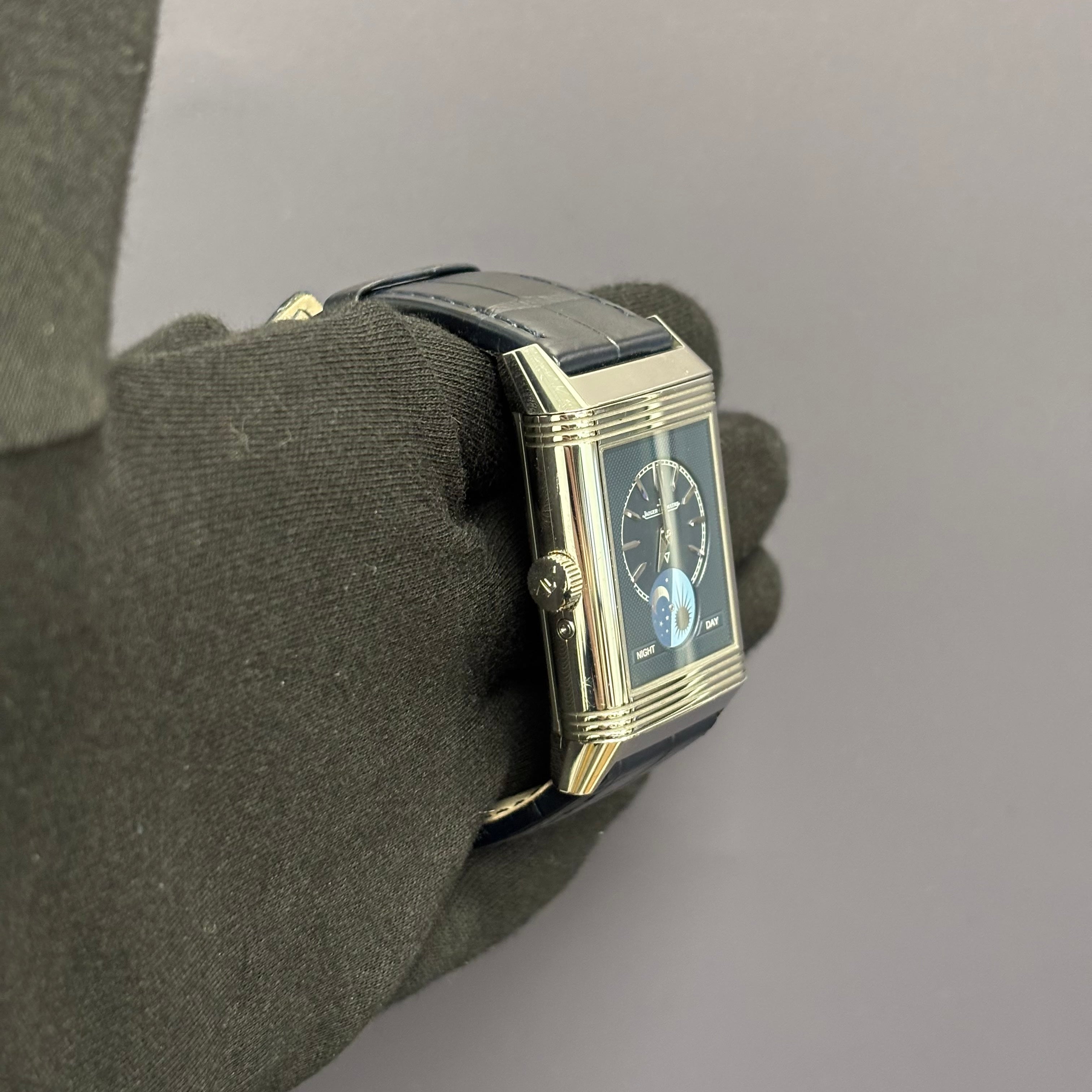 Jaeger-LeCoultre Reverso 30mm White Dial Ref# Q3958420 - Happy Jewelers Fine Jewelry Lifetime Warranty