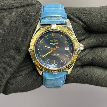 Breitling Antares 40mm Blue Dial Watch Ref# D10048 - Happy Jewelers Fine Jewelry Lifetime Warranty