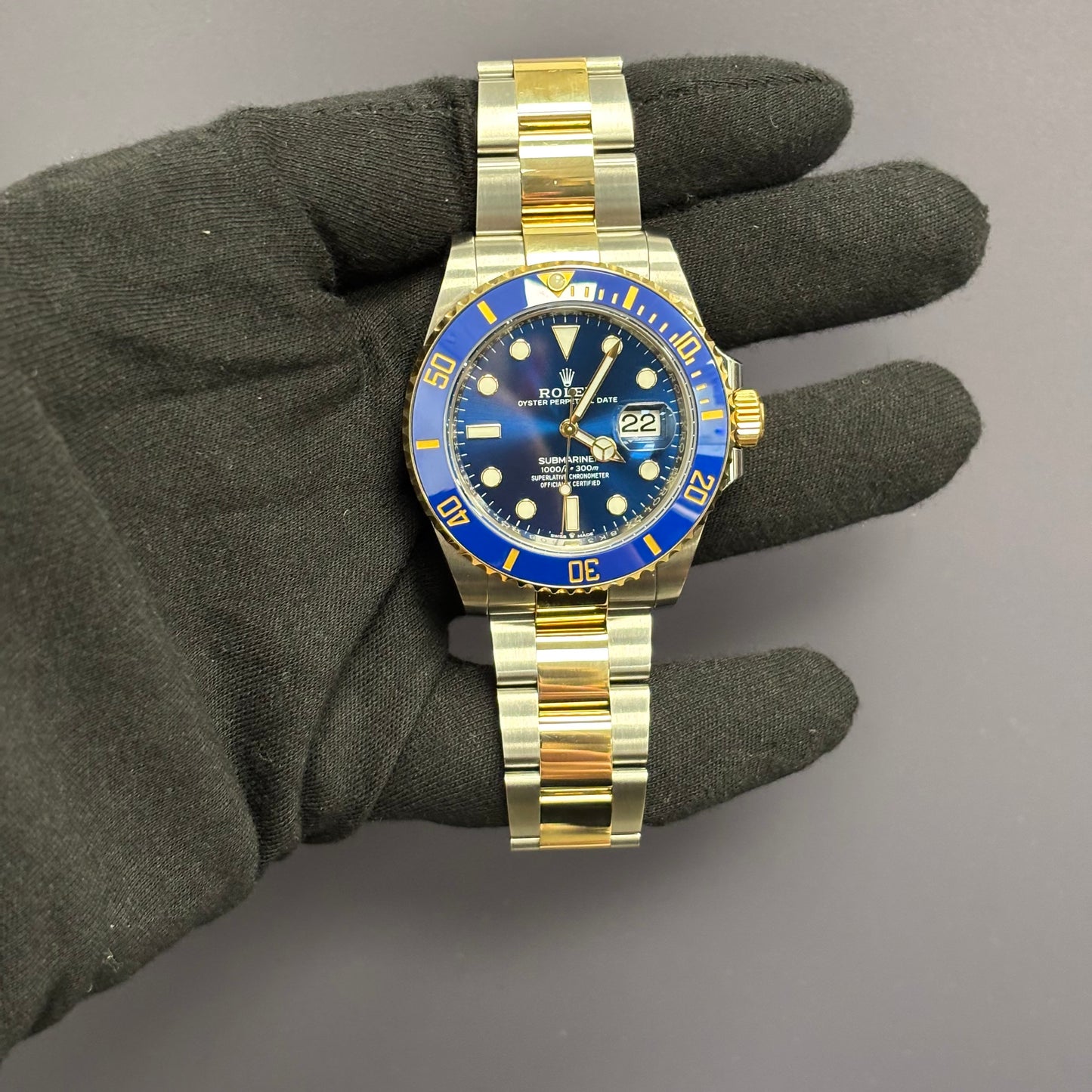 Rolex Submariner 41mm Blue Dial Watch Ref# 126613LB