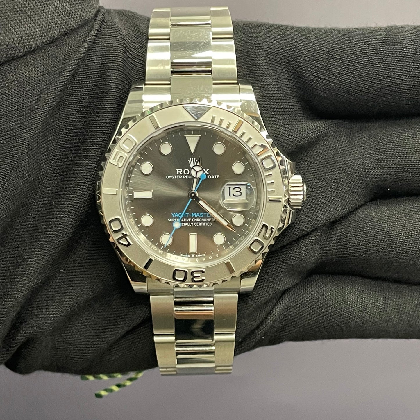 Rolex Yacht Master 40mm Rhodium Dial Watch Ref# 126622