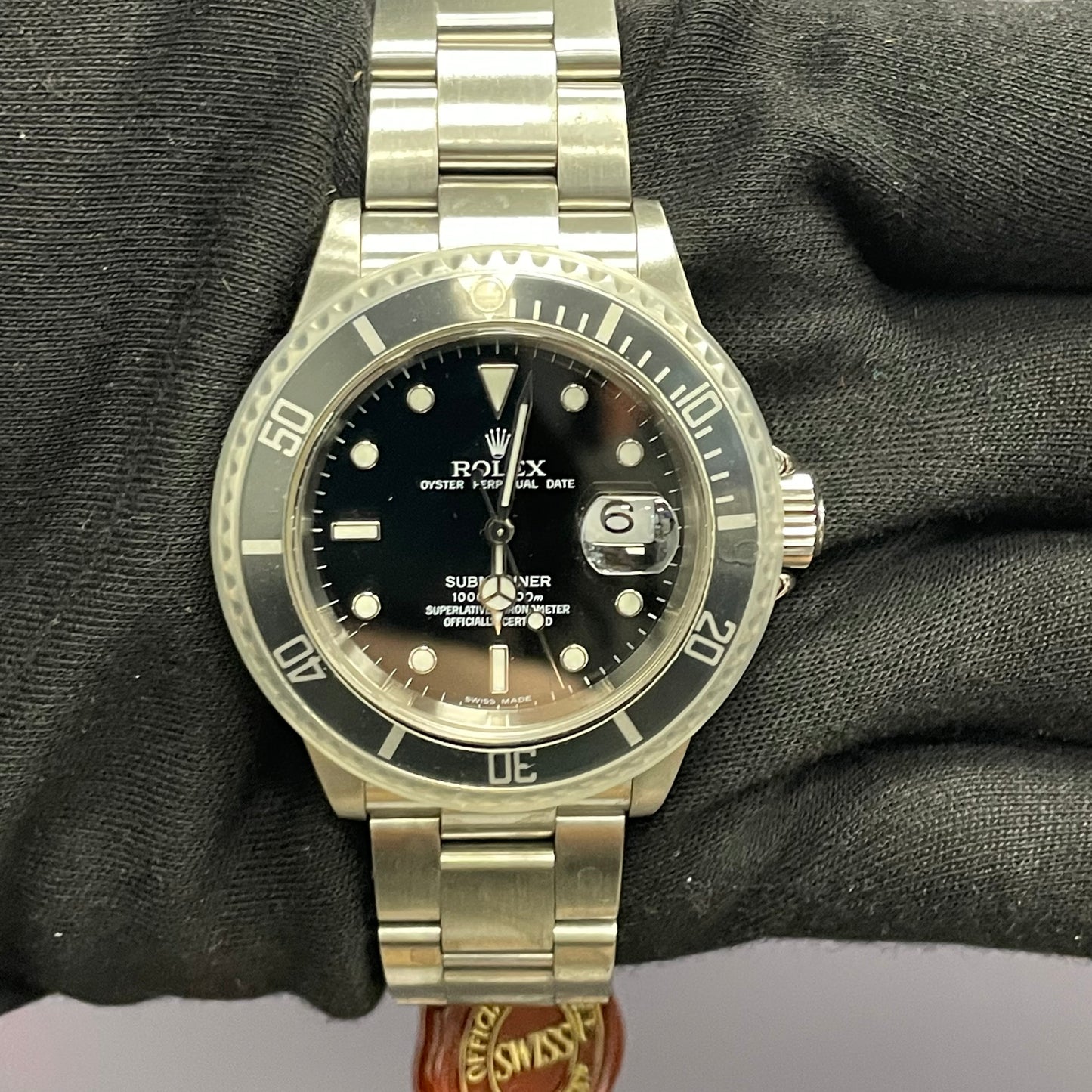 Rolex Submariner 40mm Black Dial Watch Ref# 16610