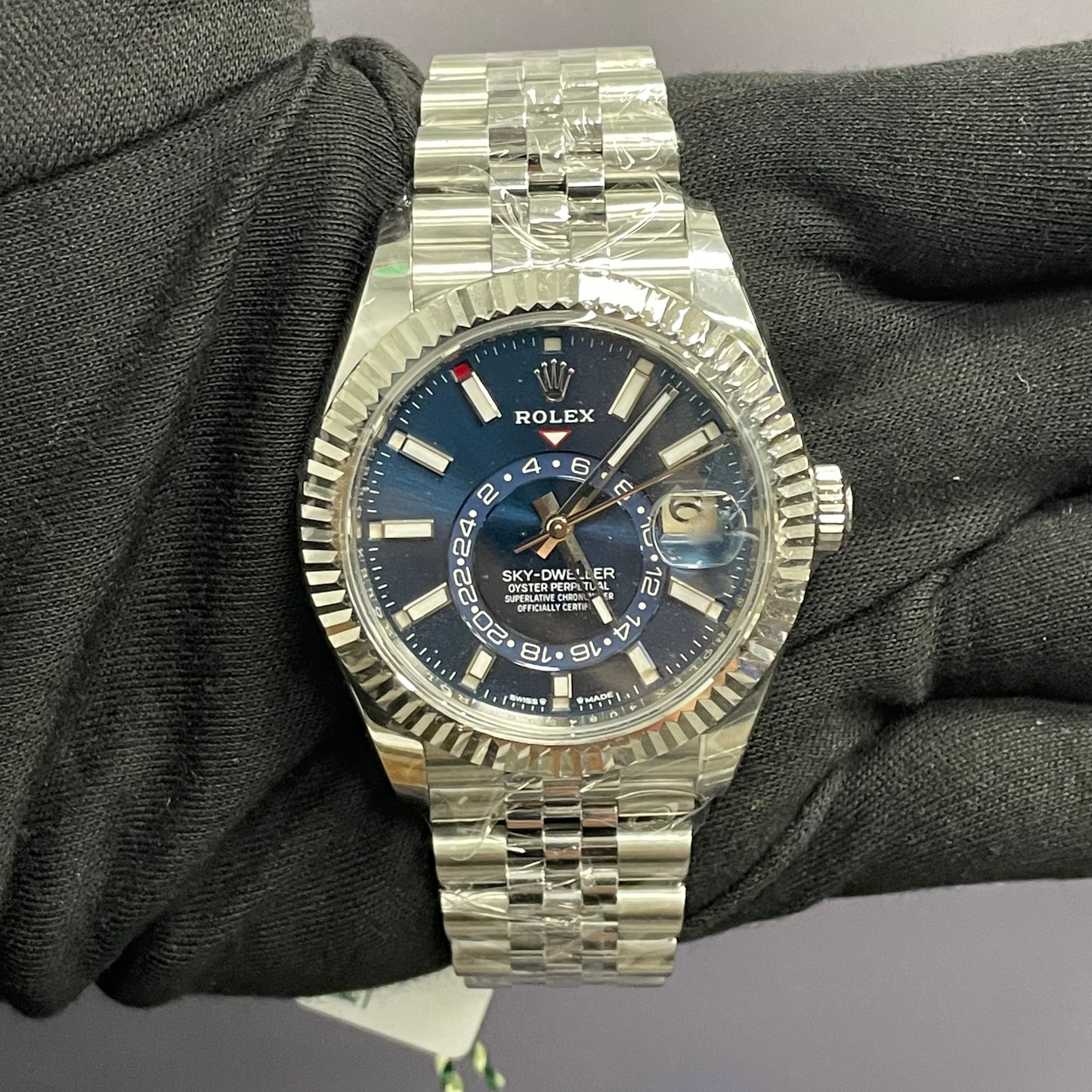 Rolex Sky-Dweller 42mm Blue Dial Watch Ref# 336934