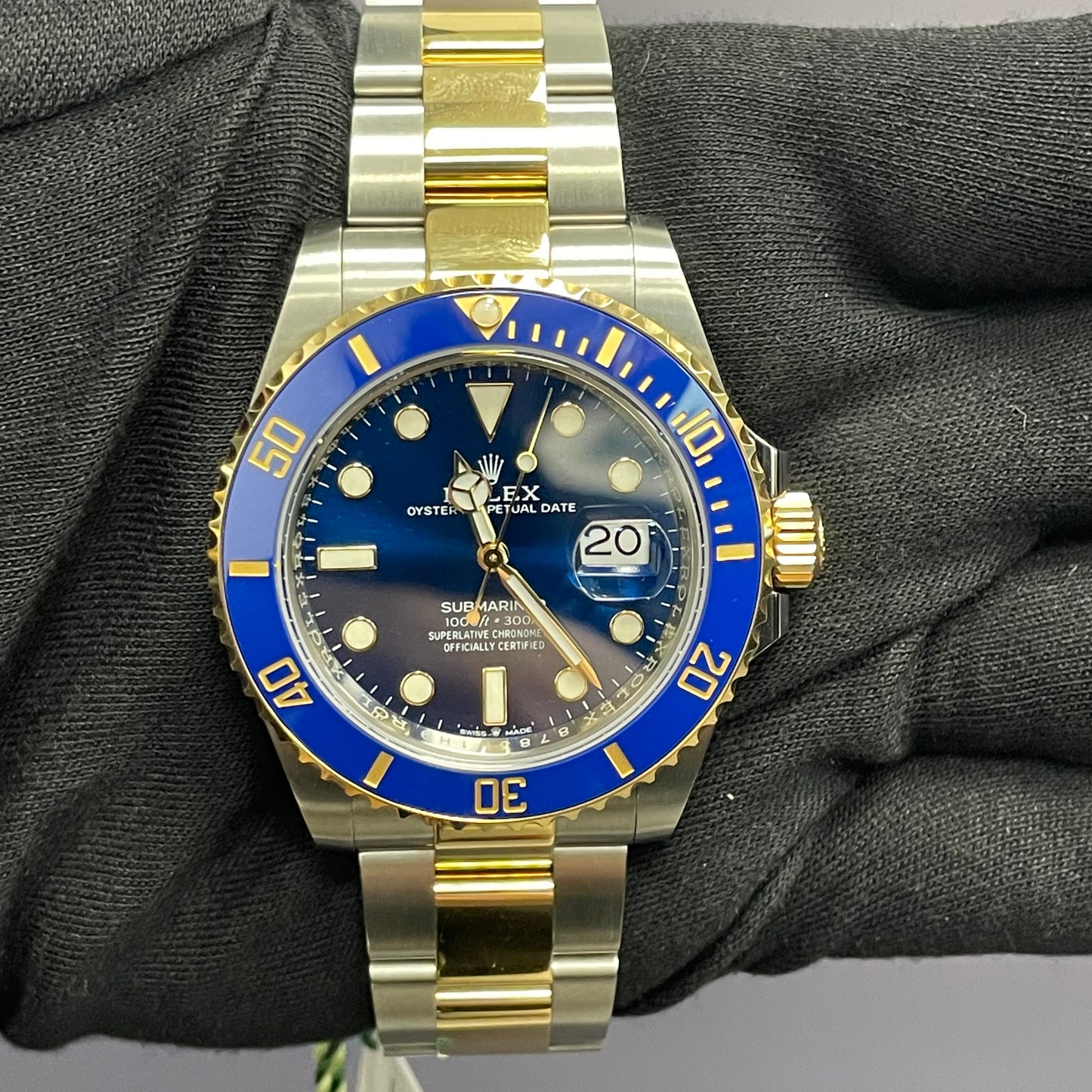 Rolex Submariner 41mm Blue Dial Watch Ref# 126613LB