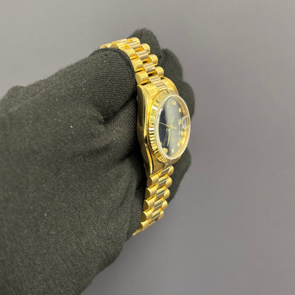 Rolex Datejust 31mm Blue Dial Watch Ref# 68278 - Happy Jewelers Fine Jewelry Lifetime Warranty