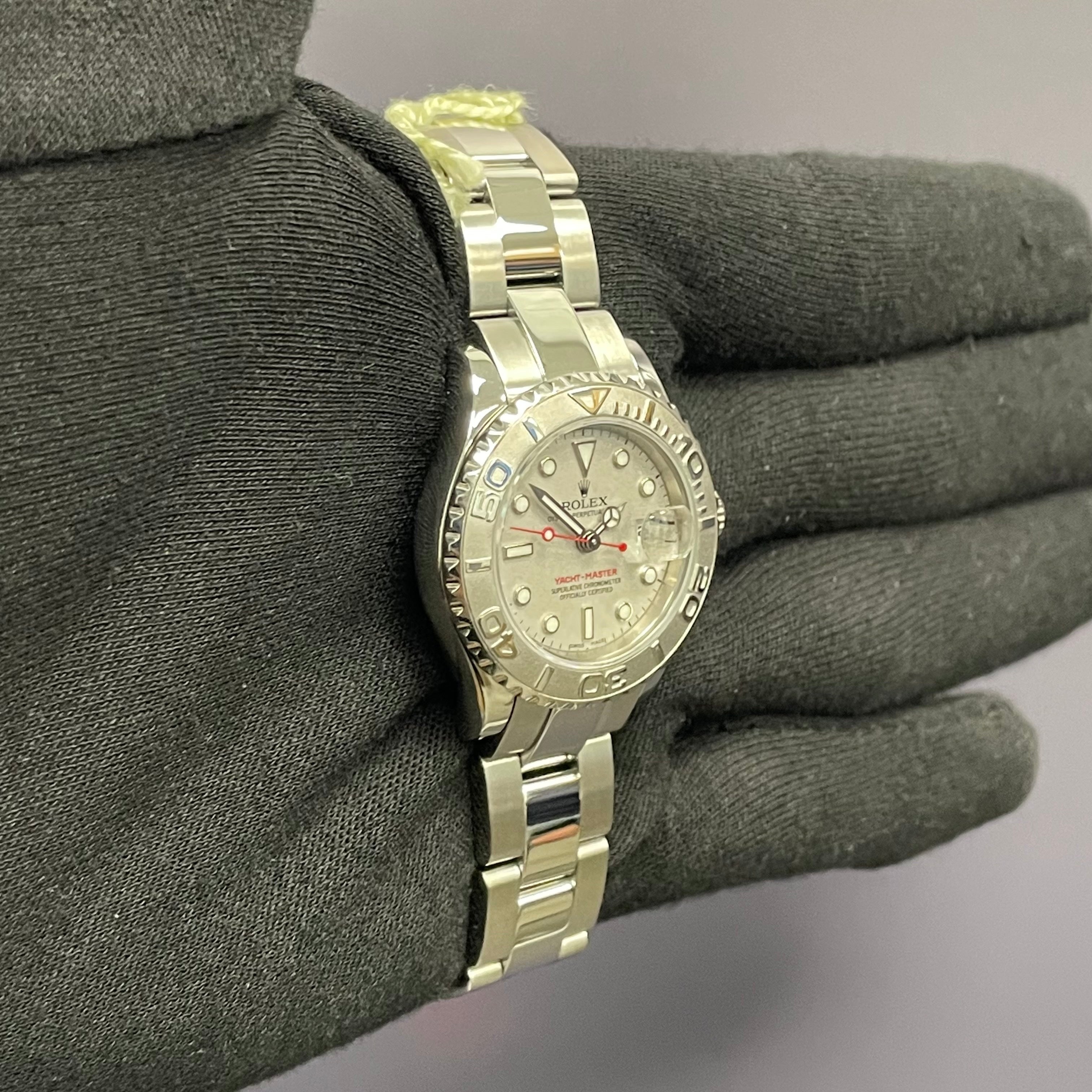 Rolex Yacht-Master 29mm Silver Dial Watch Ref# 169622 - Happy Jewelers Fine Jewelry Lifetime Warranty