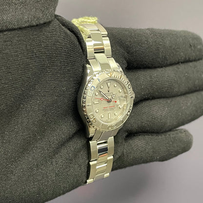 Rolex Yacht-Master 29mm Silver Dial Watch Ref# 169622 - Happy Jewelers Fine Jewelry Lifetime Warranty