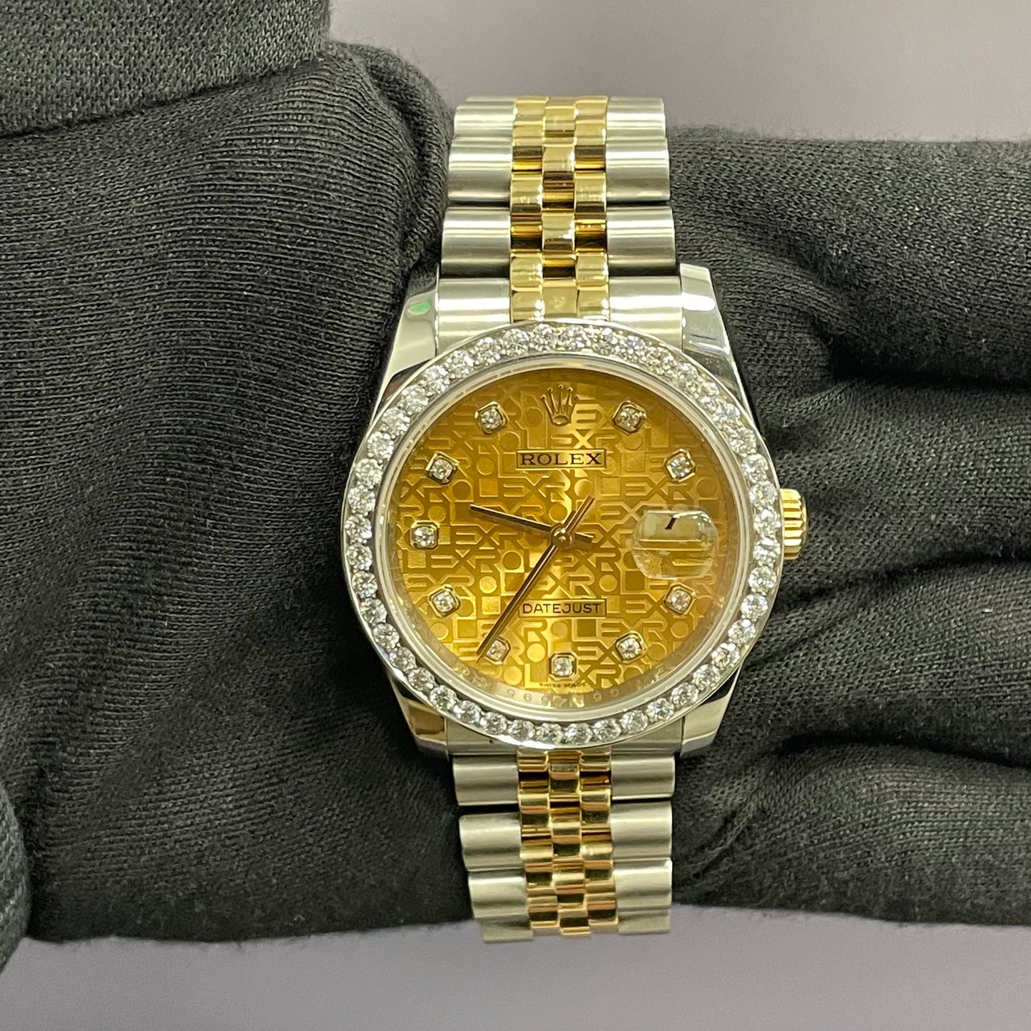 Rolex Datejust 36mm Champagne Dial Watch Ref# 116233