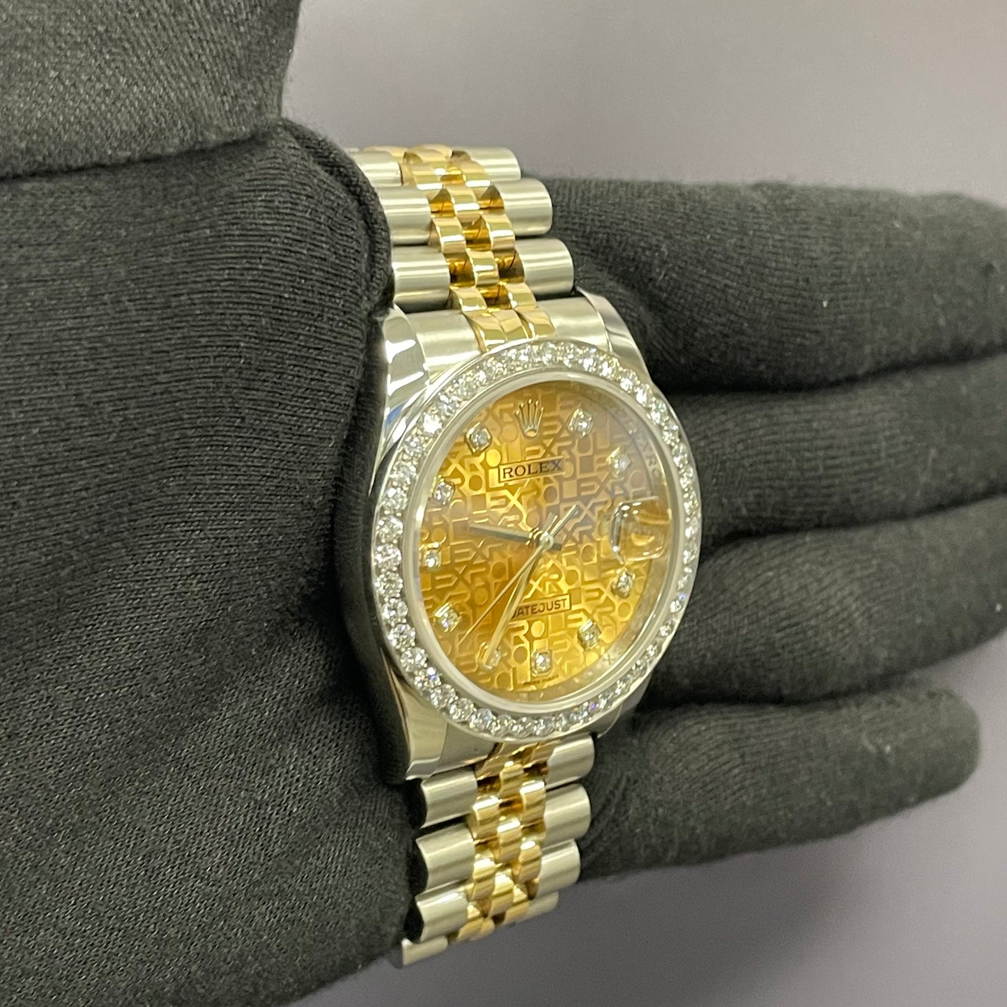 Rolex Datejust 36mm Champagne Dial Watch Ref# 116233