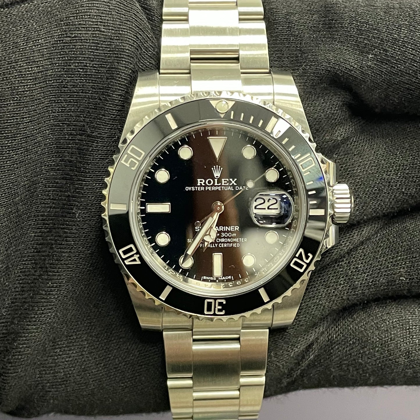 Rolex Submariner 40mm Black Dial Watch Ref# 116610LN