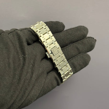 Audemars Piguet Royal Oak 37mm Blue Dial Watch Ref# 15550ST.OO.1356ST.04 - Happy Jewelers Fine Jewelry Lifetime Warranty