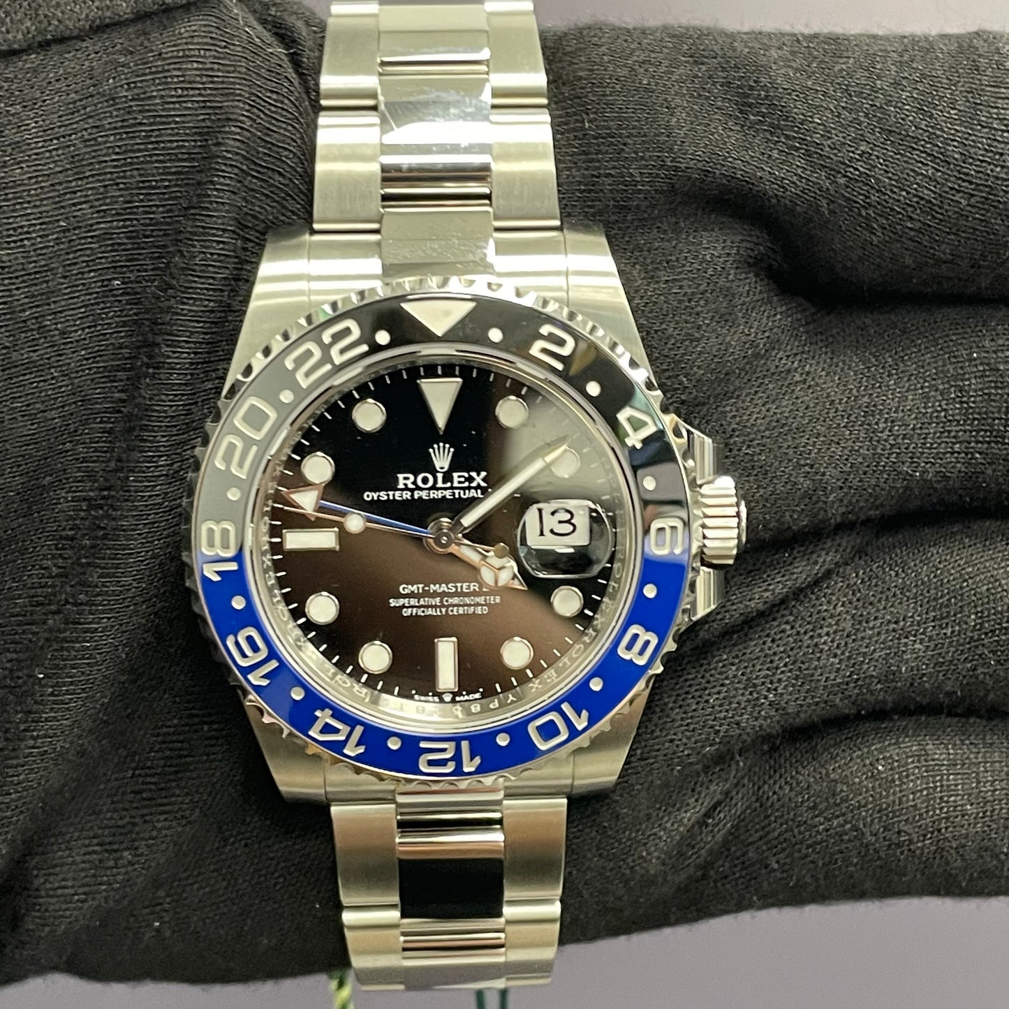 Rolex GMT-Master II 40mm Black Dial Watch Ref# 126710BLNR