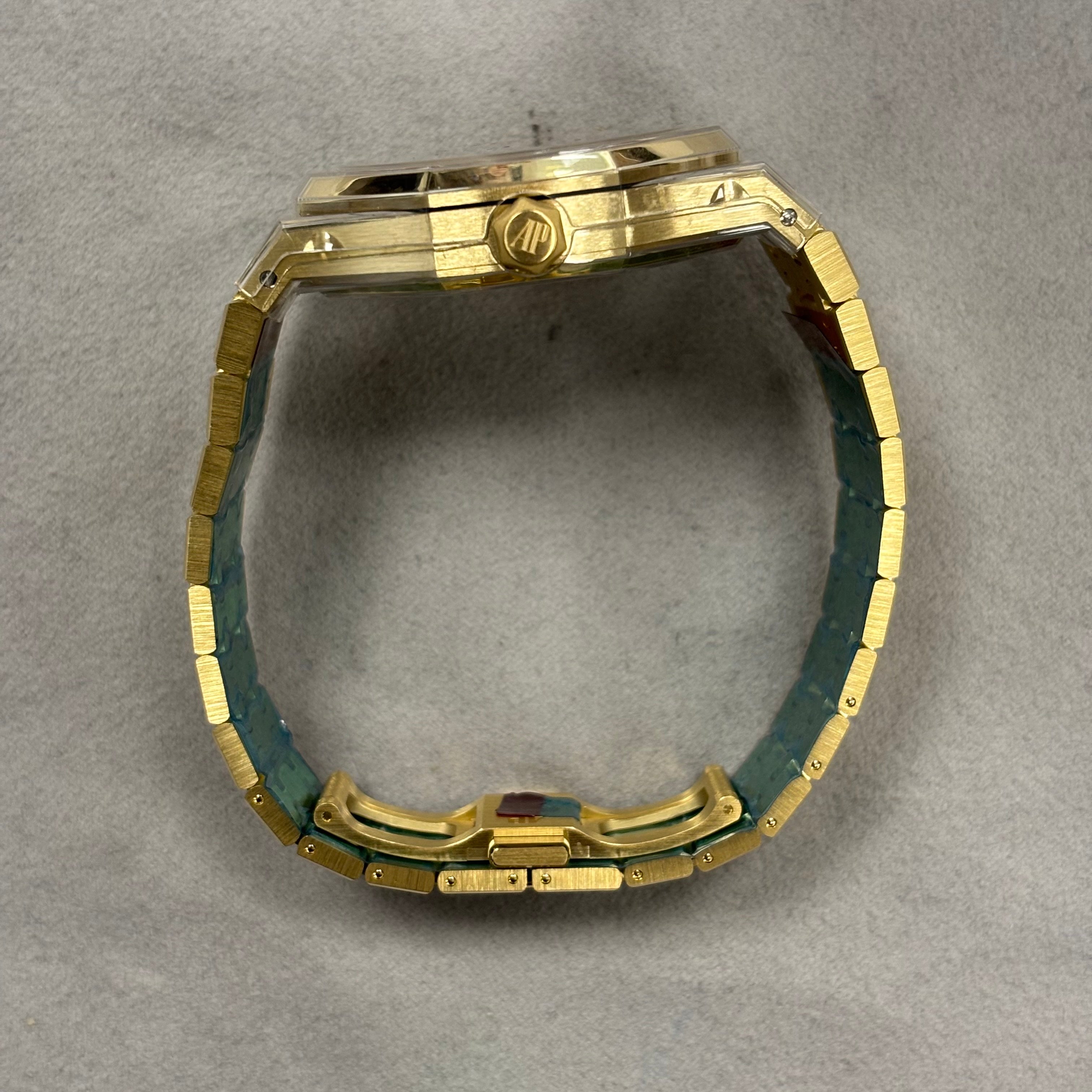 Audemars Piguet Royal Oak 41mm Openwork Dial Watch Ref# 15407BA.OO.1220BA.01 - Happy Jewelers Fine Jewelry Lifetime Warranty