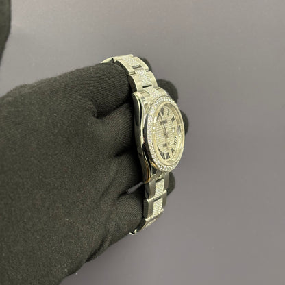 Rolex Datejust 36mm Pave Dial Watch Ref# 116233 - Happy Jewelers Fine Jewelry Lifetime Warranty