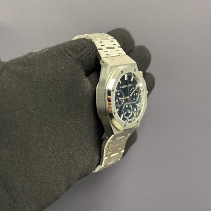 Audemars Piguet Royal Oak 41mm Blue Dial Watch Ref# 26240ST.OO.1320ST.05 - Happy Jewelers Fine Jewelry Lifetime Warranty