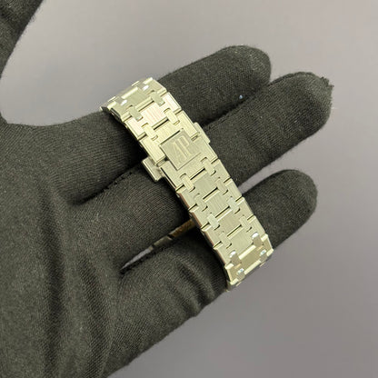 Audemars Piguet Royal Oak 34mm Blue Dial Watch Ref# 77451BC.ZZ.1261BC.01 - Happy Jewelers Fine Jewelry Lifetime Warranty