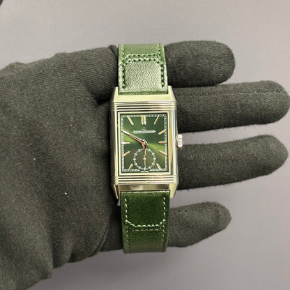 Jaeger-LeCoultre Reverso 27mm Green Dial Watch Ref# Q3978430 - Happy Jewelers Fine Jewelry Lifetime Warranty