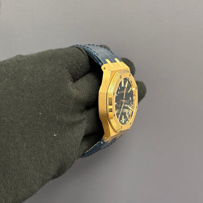 Audemars Piguet Royal Oak 41mm Blue Dial Watch Ref# 15510OR.OO.D315CR.01 - Happy Jewelers Fine Jewelry Lifetime Warranty