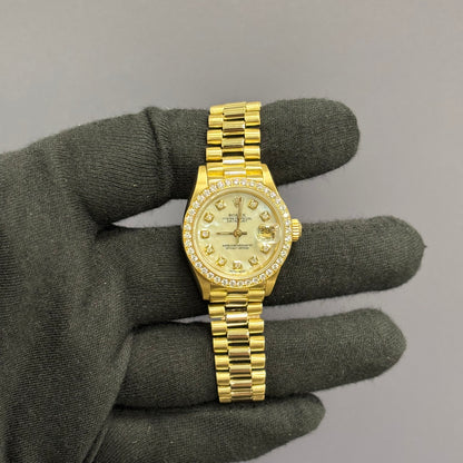 Rolex Datejust 26mm MOP Watch Dial Watch Ref# 69178 - Happy Jewelers Fine Jewelry Lifetime Warranty