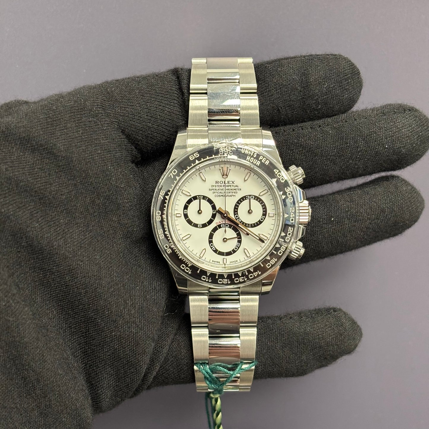 Rolex Daytona 40mm White Dial Watch Ref# 126500LN