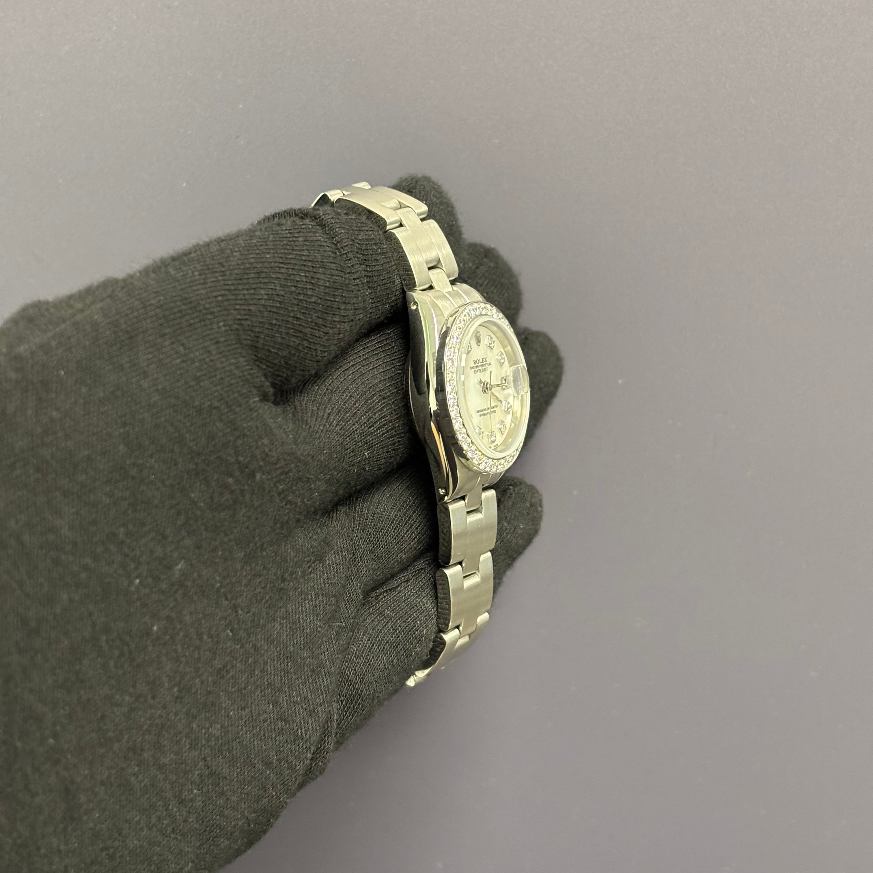 Rolex Oyster Perpetual 26mm MOP Dial Watch Ref# 124300 - Happy Jewelers Fine Jewelry Lifetime Warranty