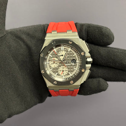 Audemars Piguet Royal Oak 44mm Grey Dial Watch Ref# 26400IO.OO.A004CA.01 - Happy Jewelers Fine Jewelry Lifetime Warranty