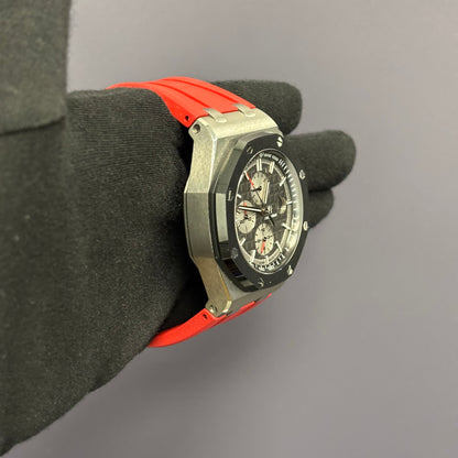 Audemars Piguet Royal Oak 44mm Grey Dial Watch Ref# 26400IO.OO.A004CA.01 - Happy Jewelers Fine Jewelry Lifetime Warranty