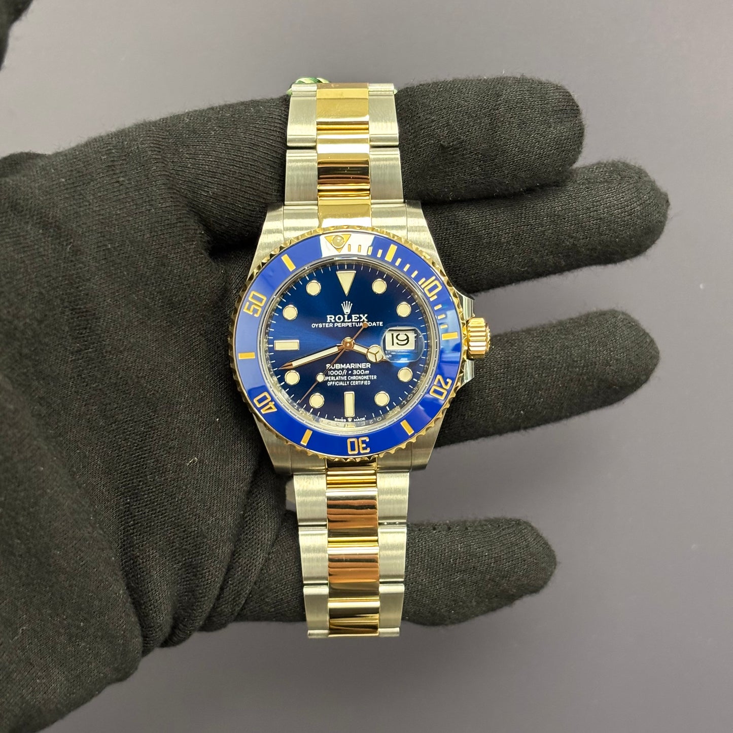 Rolex Submariner 41mm Blue Dial Watch Ref# 126613LB