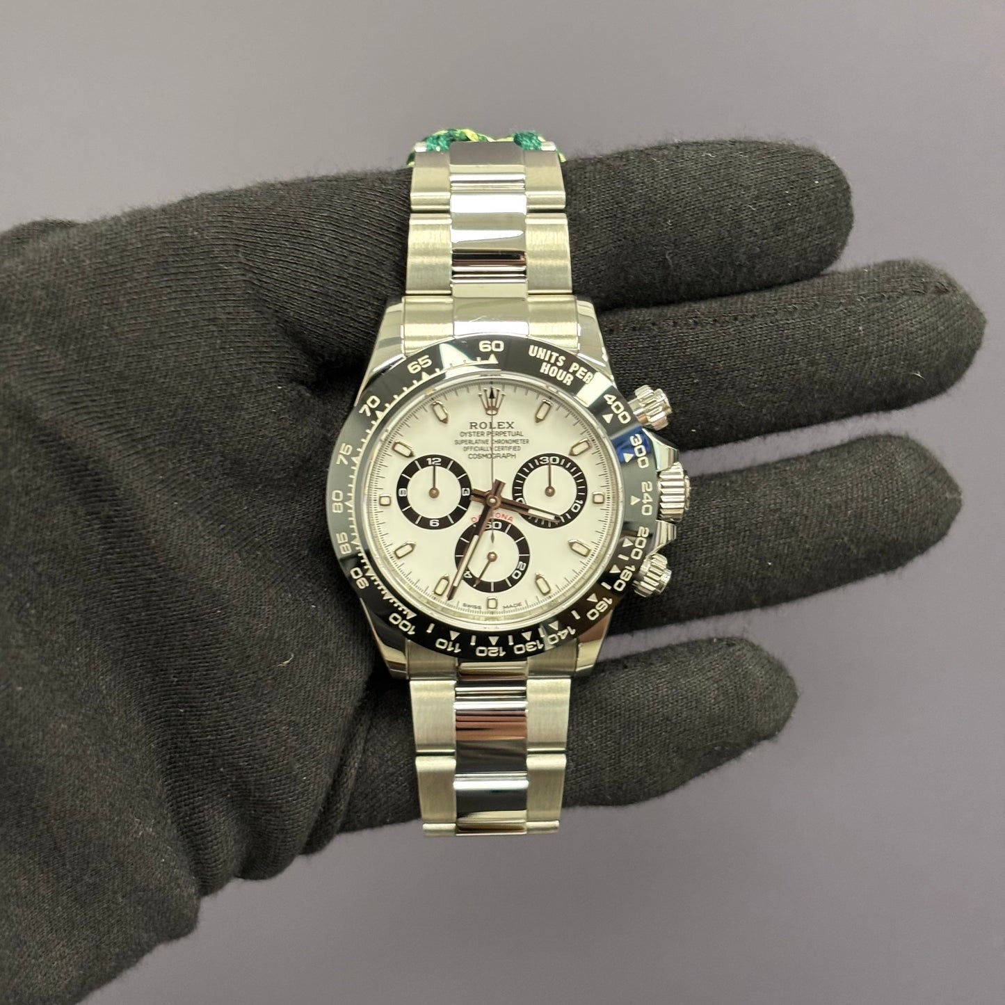 Rolex Daytona 40mm White Dial Watch Ref# 116500LN