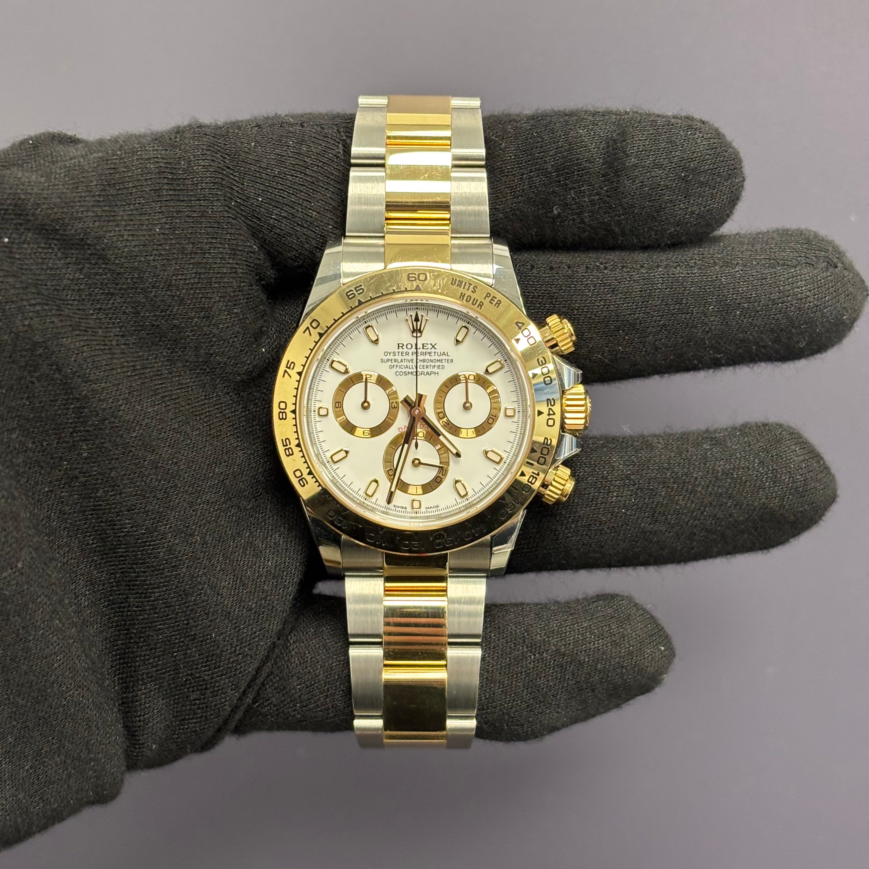 Rolex Daytona 40mm White Dial Watch Ref# 116503 - Happy Jewelers Fine Jewelry Lifetime Warranty