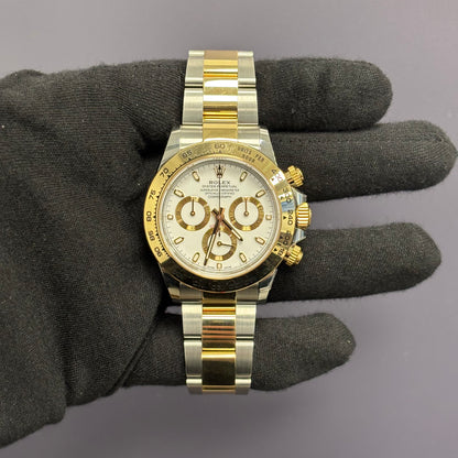 Rolex Daytona 40mm White Dial Watch Ref# 116503 - Happy Jewelers Fine Jewelry Lifetime Warranty