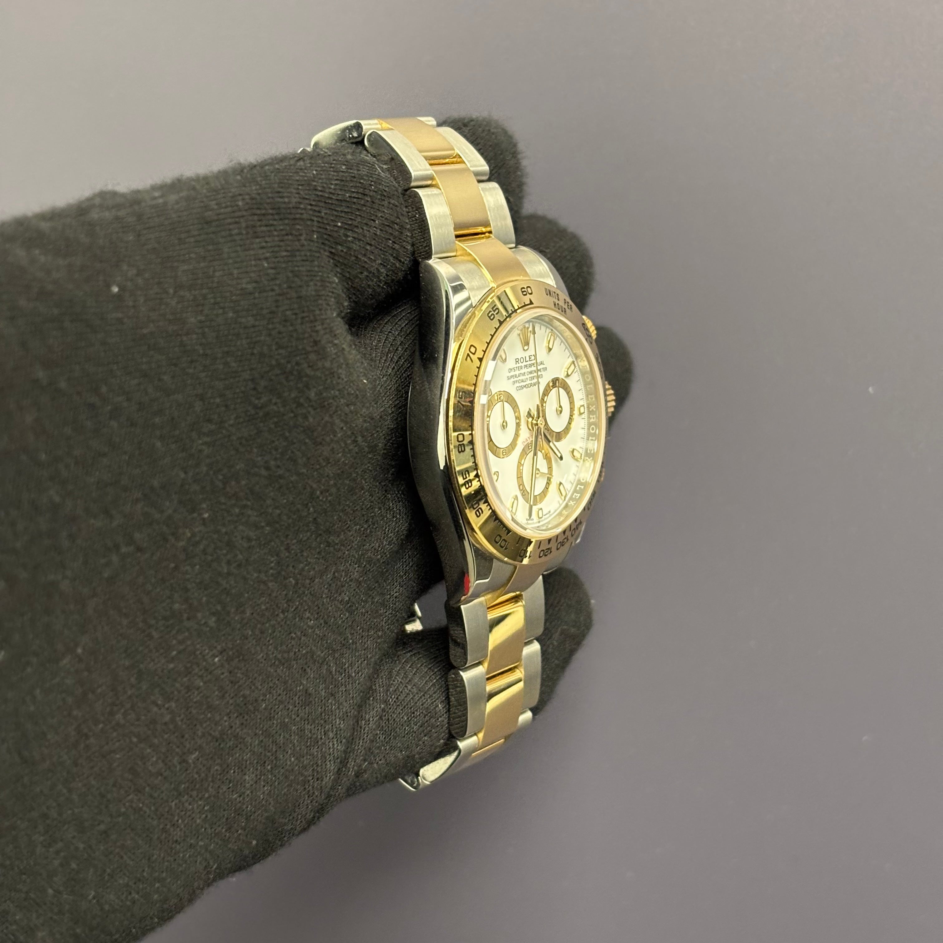 Rolex Daytona 40mm White Dial Watch Ref# 116503 - Happy Jewelers Fine Jewelry Lifetime Warranty