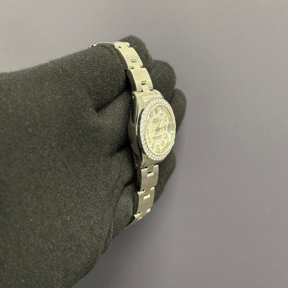 Rolex Datejust 26mm MOP Dial Watch Ref# 69160 - Happy Jewelers Fine Jewelry Lifetime Warranty