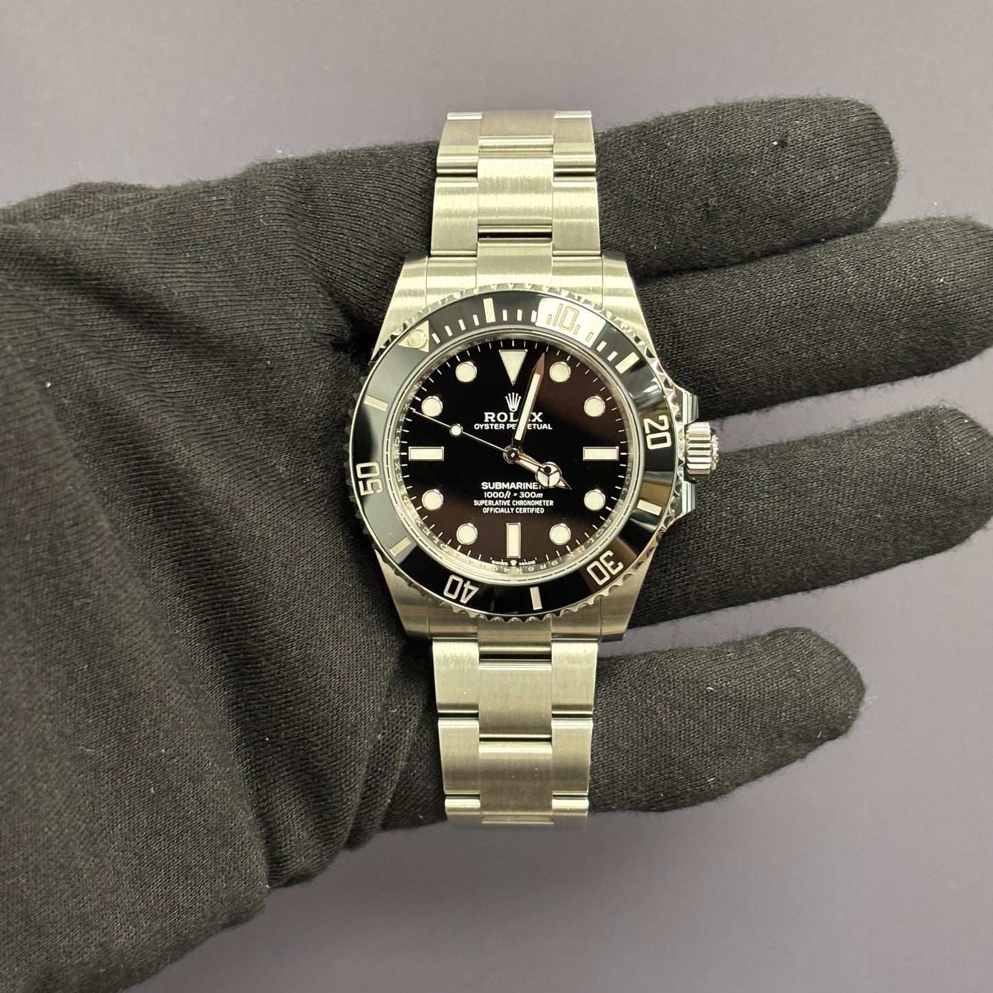 Rolex Submariner 41mm Black Dial Watch Ref# 124060