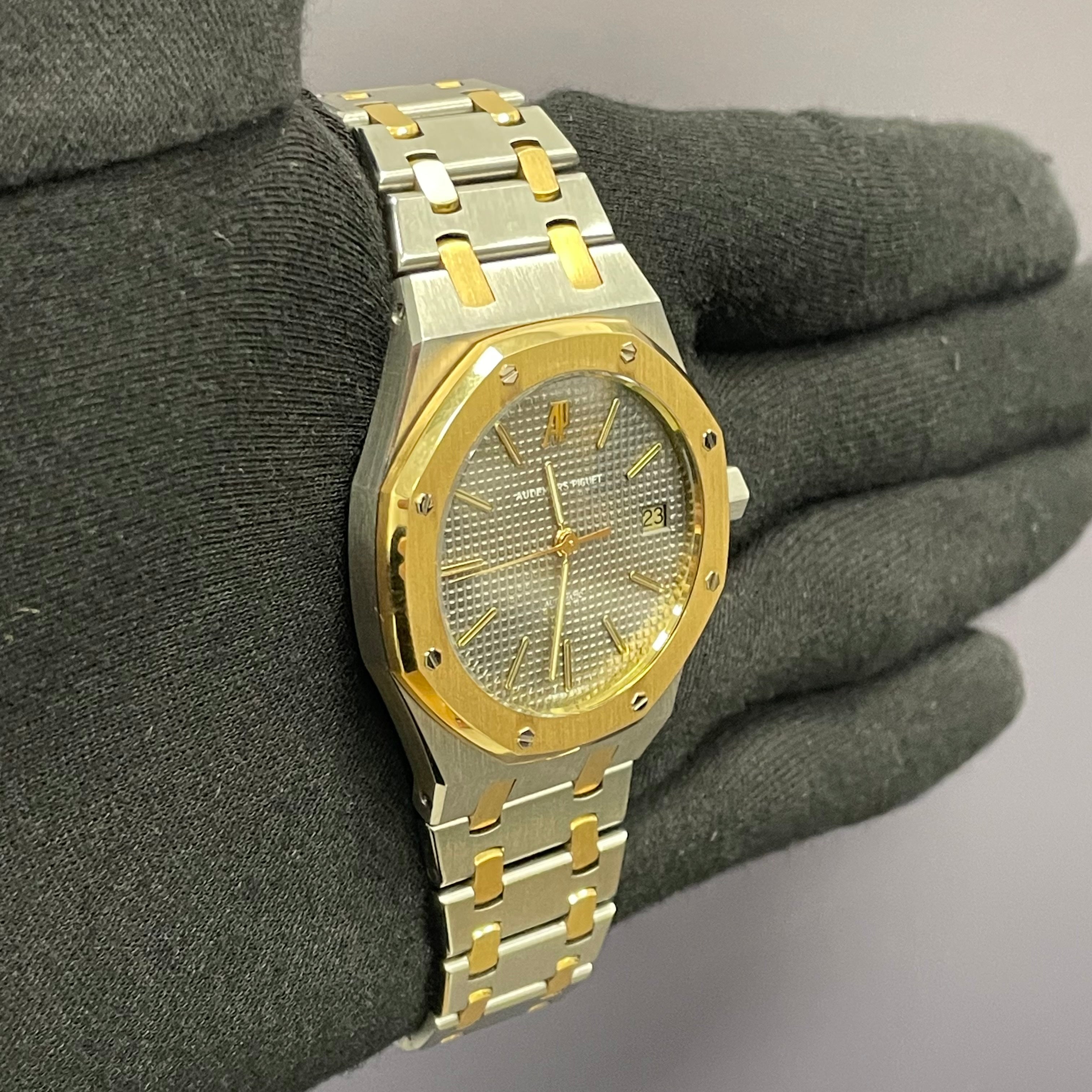 Audemars Piguet Royal Oak 36mm Grey Dial Watch Ref# 14790SA.O.0789SA.01 - Happy Jewelers Fine Jewelry Lifetime Warranty