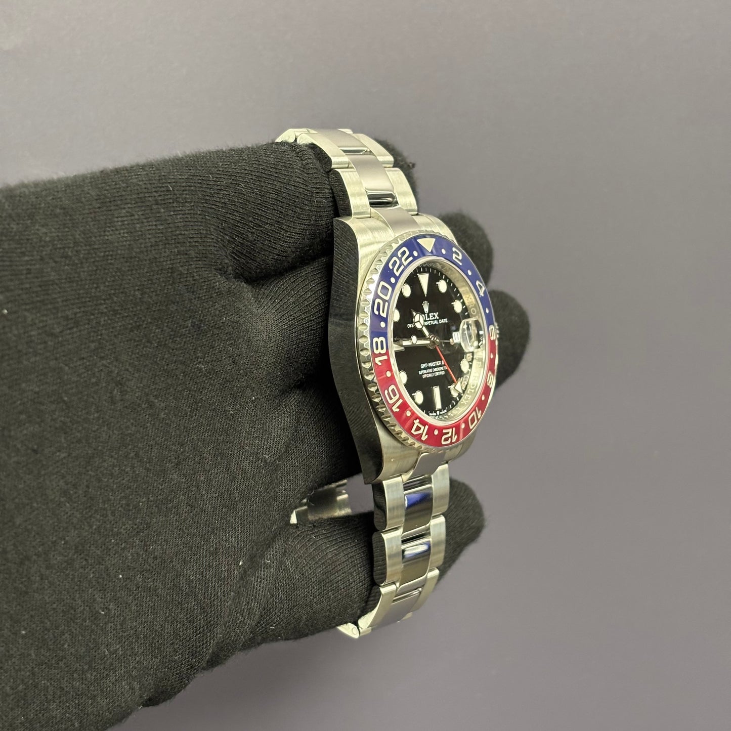 Rolex GMT-Master II 40mm Black Dial Watch Ref# 126710BLRO