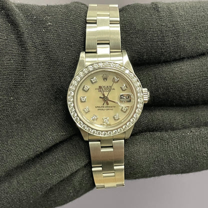 Rolex Datejust 26mm MOP Dial Watch Ref# 79160 - Happy Jewelers Fine Jewelry Lifetime Warranty
