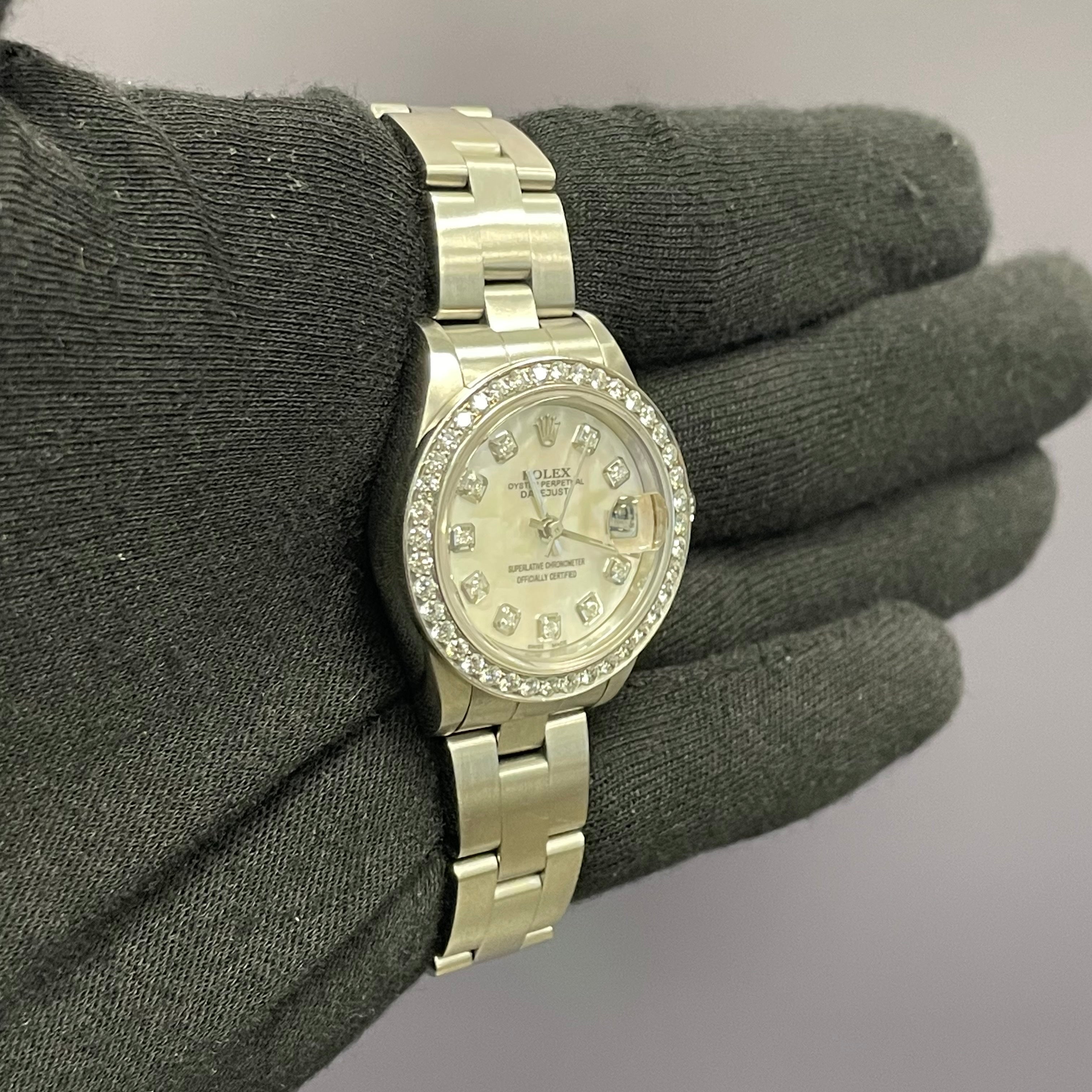 Rolex Datejust 26mm MOP Dial Watch Ref# 79160 - Happy Jewelers Fine Jewelry Lifetime Warranty