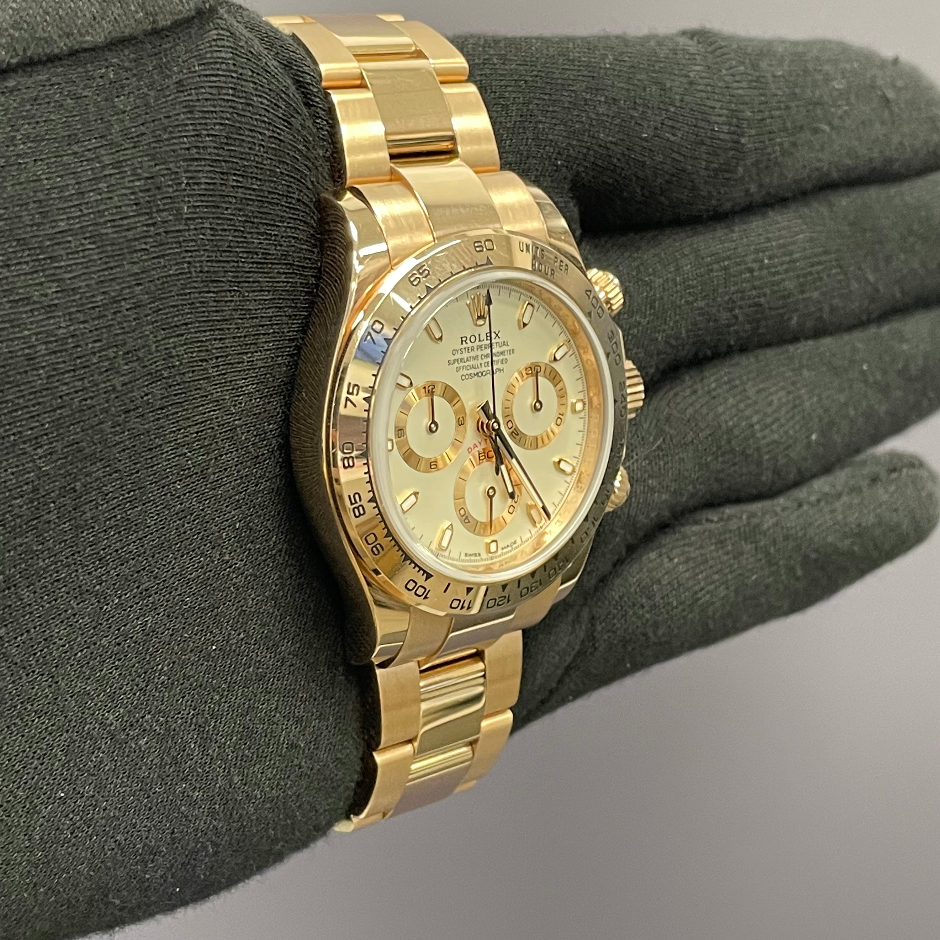 Rolex Daytona 40mm White Dial Watch Ref# 116505 - Happy Jewelers Fine Jewelry Lifetime Warranty