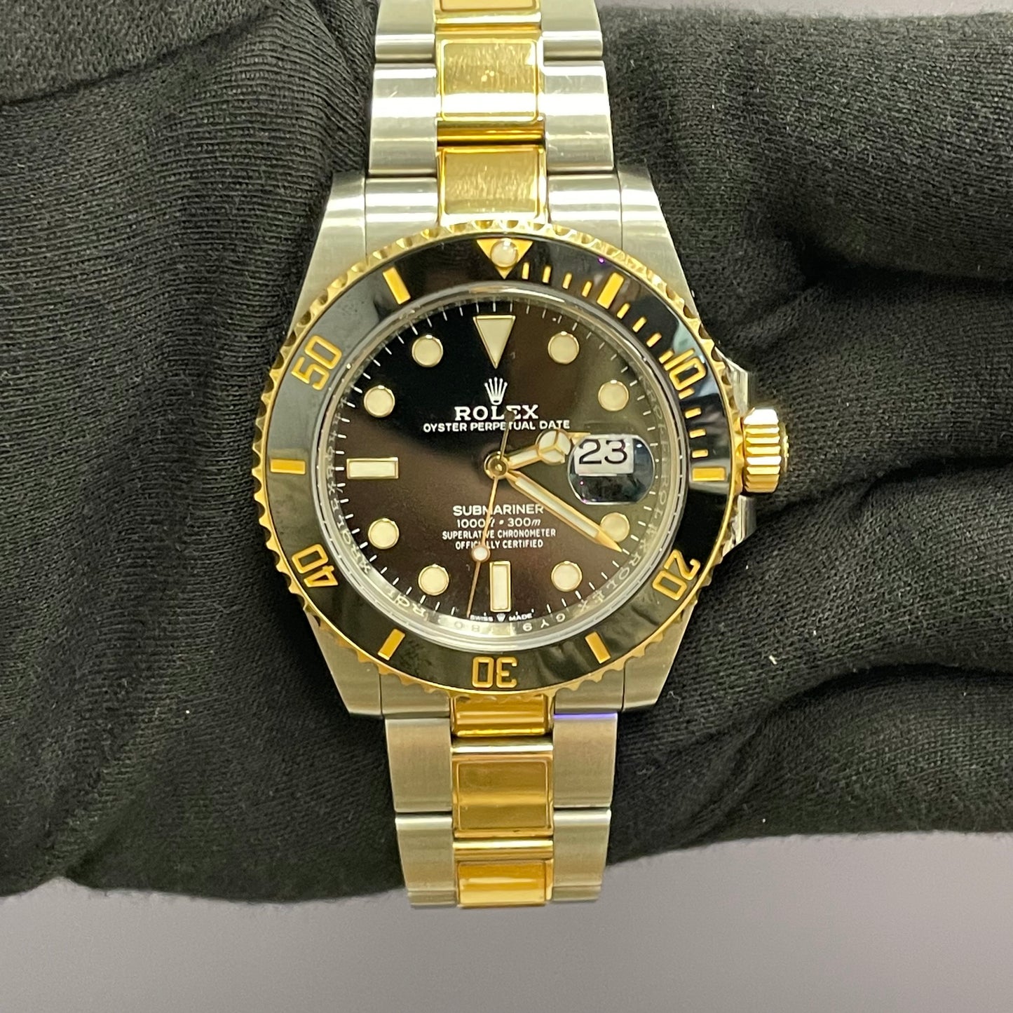 Rolex Submariner 41mm Black Dial Watch Ref# 126613LN