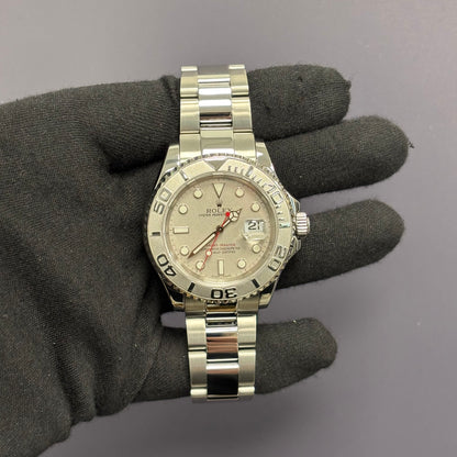 Rolex Yacht-Master 40mm Silver Dial Watch Ref# 16622 - Happy Jewelers Fine Jewelry Lifetime Warranty