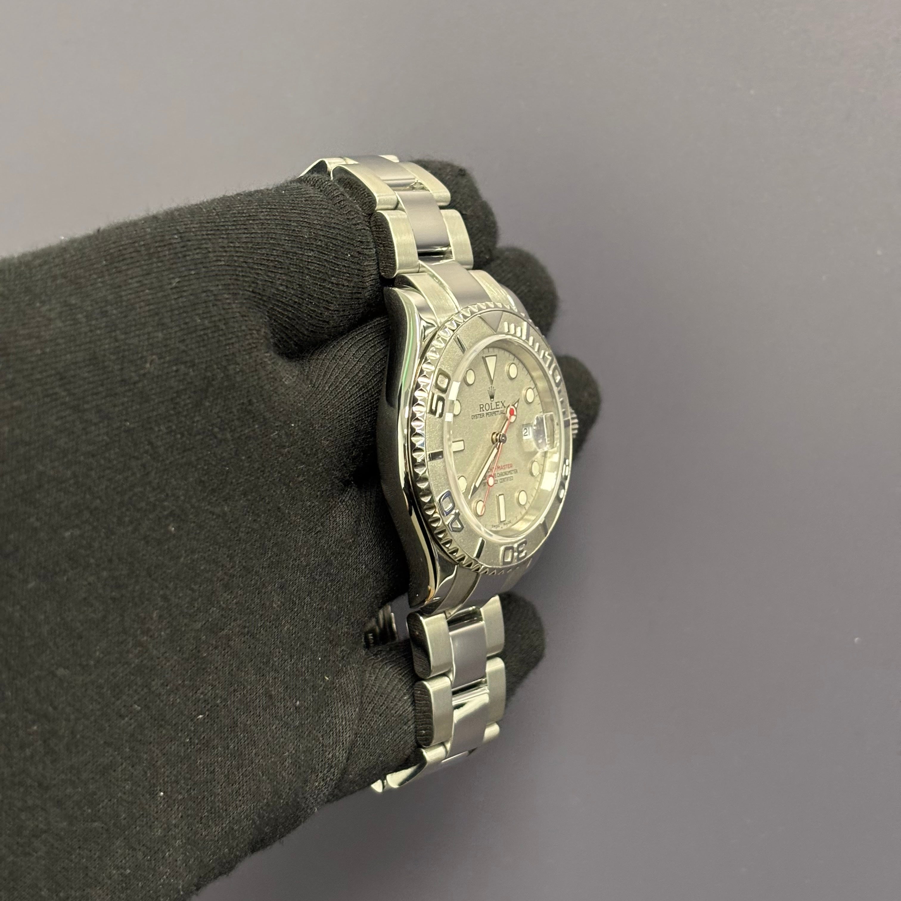 Rolex Yacht-Master 40mm Silver Dial Watch Ref# 16622 - Happy Jewelers Fine Jewelry Lifetime Warranty