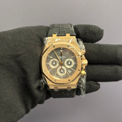 Audemars Piguet Royal Oak 39mm Grey Dial Ref# 26022OR.OO.D098CR.02 - Happy Jewelers Fine Jewelry Lifetime Warranty