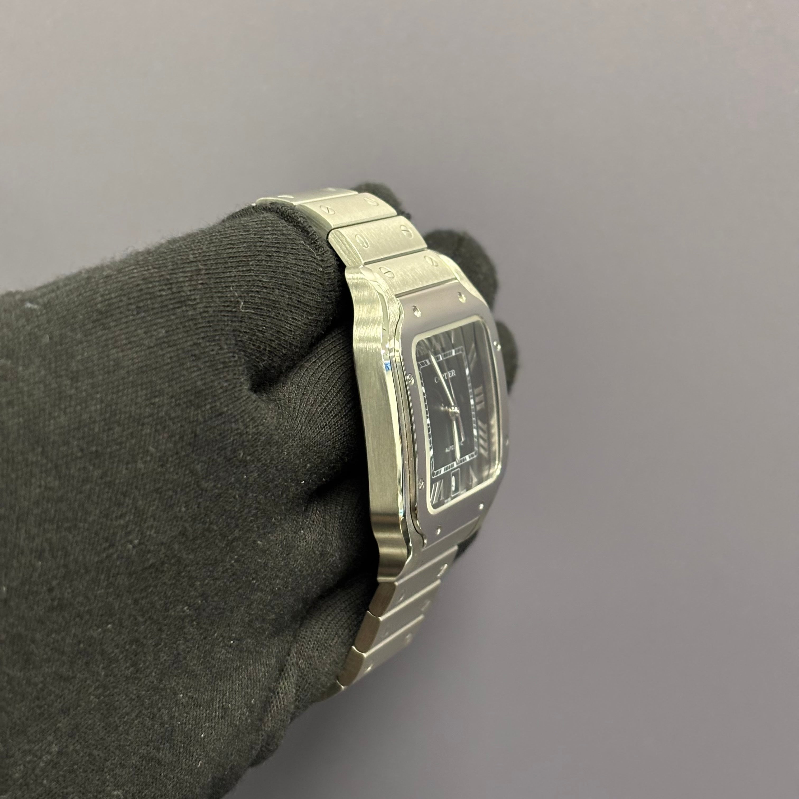 Cartier Santos 40mm Green Dial Watch Ref# WSSA0062 - Happy Jewelers Fine Jewelry Lifetime Warranty