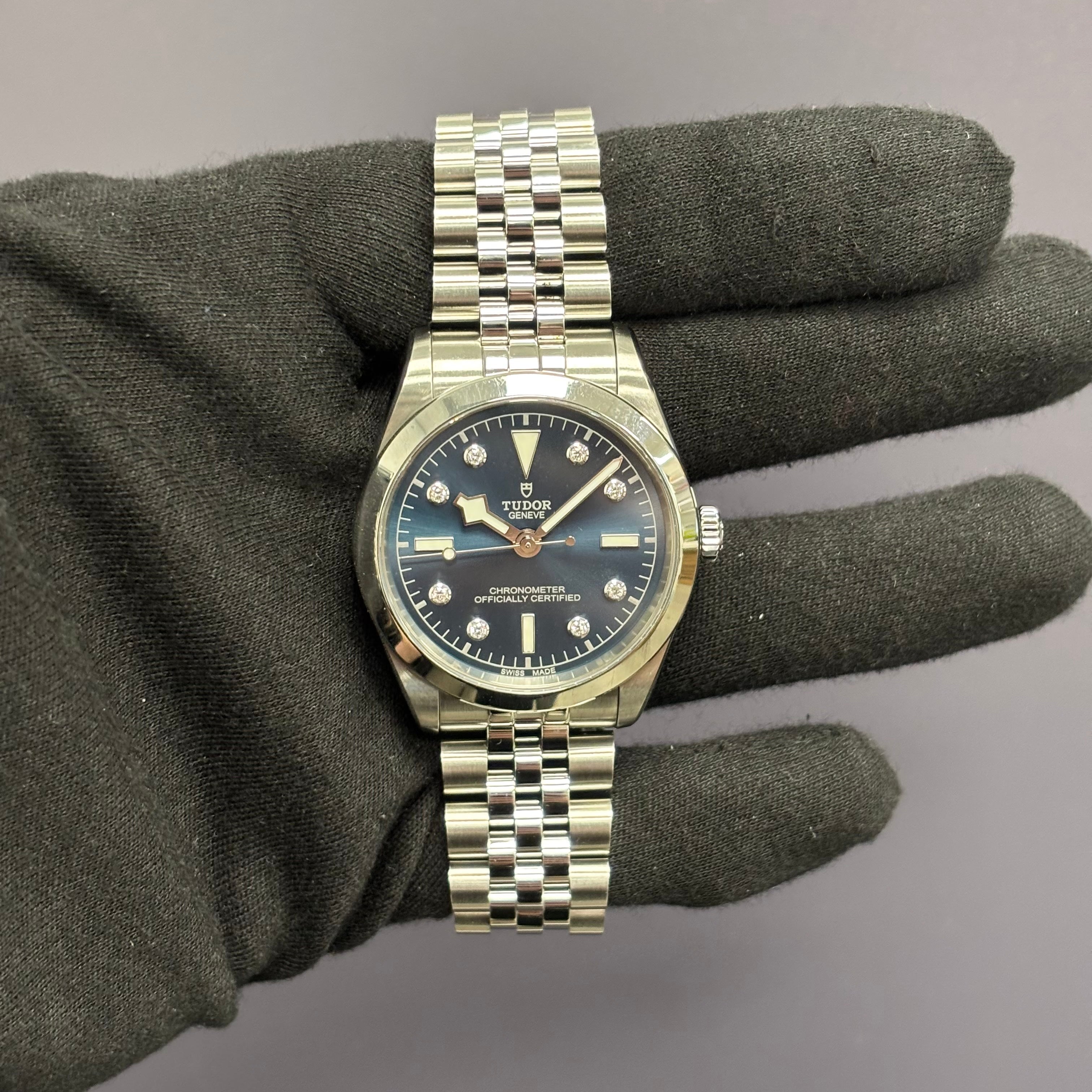 Tudor Black Bay 36mm Blue Dial Watch Ref# 79640 – Happy Jewelers