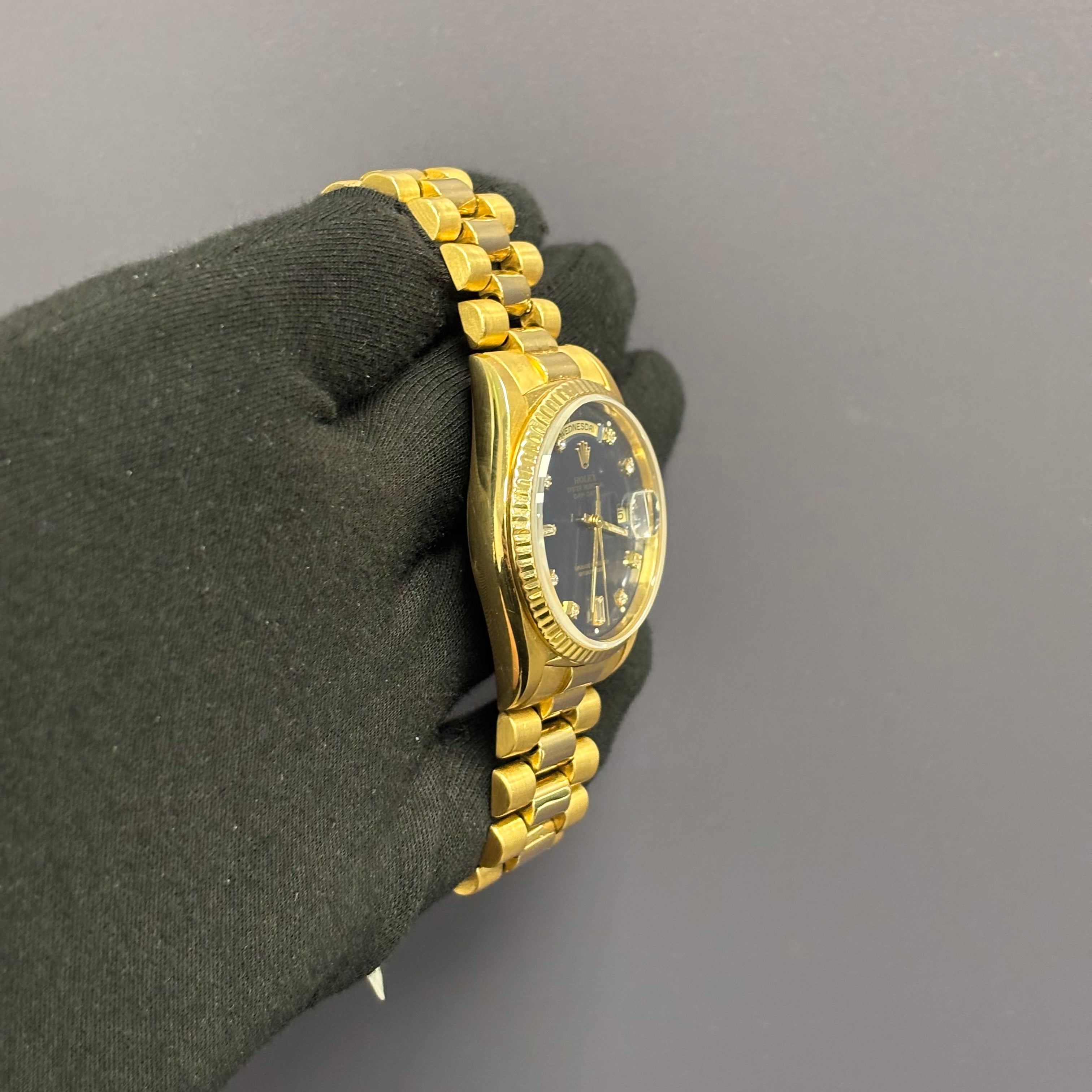 Rolex Day-Date 36mm Blue Dial Watch Ref# 18238 - Happy Jewelers Fine Jewelry Lifetime Warranty