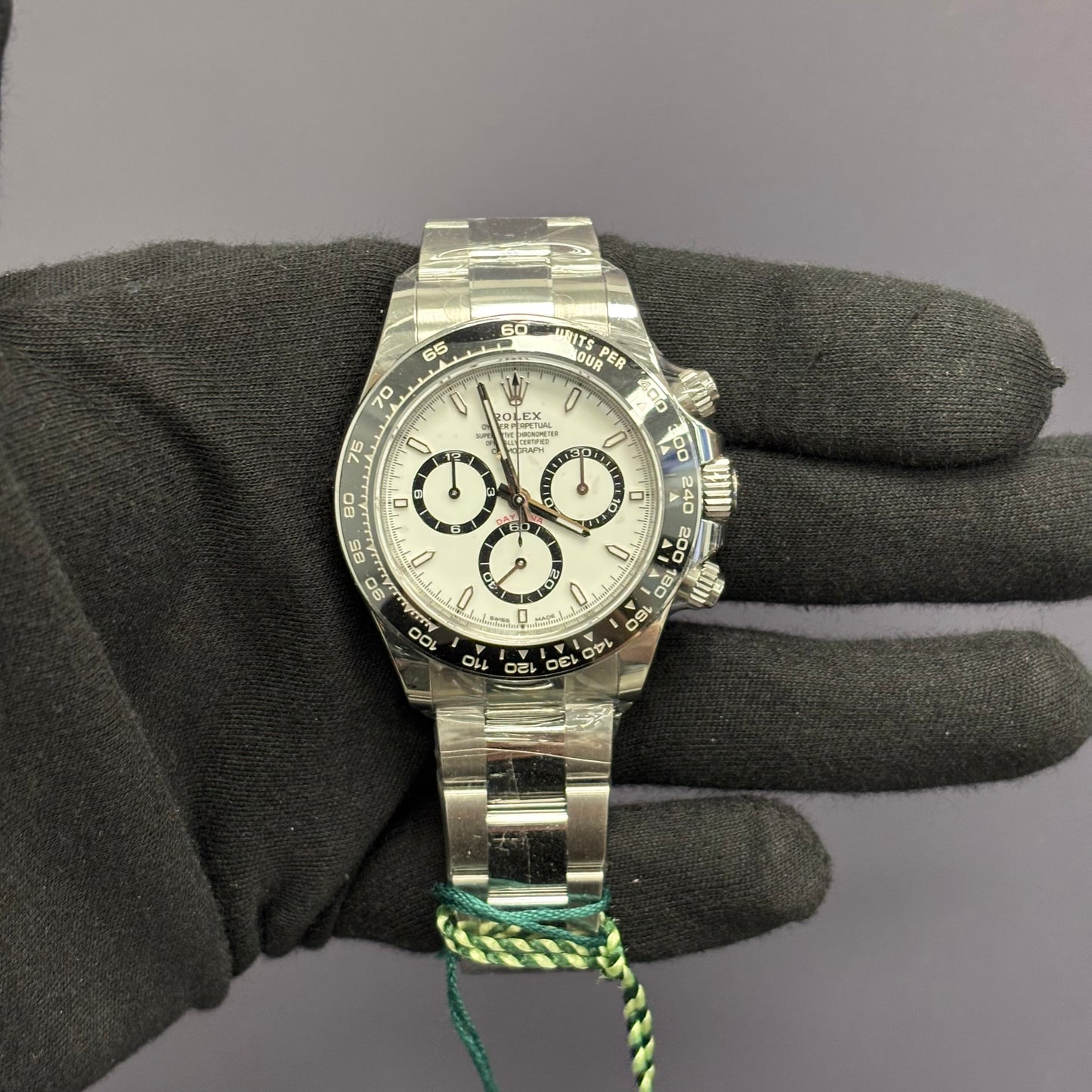 Rolex Daytona 40mm White Dial Watch Ref# 126500LN