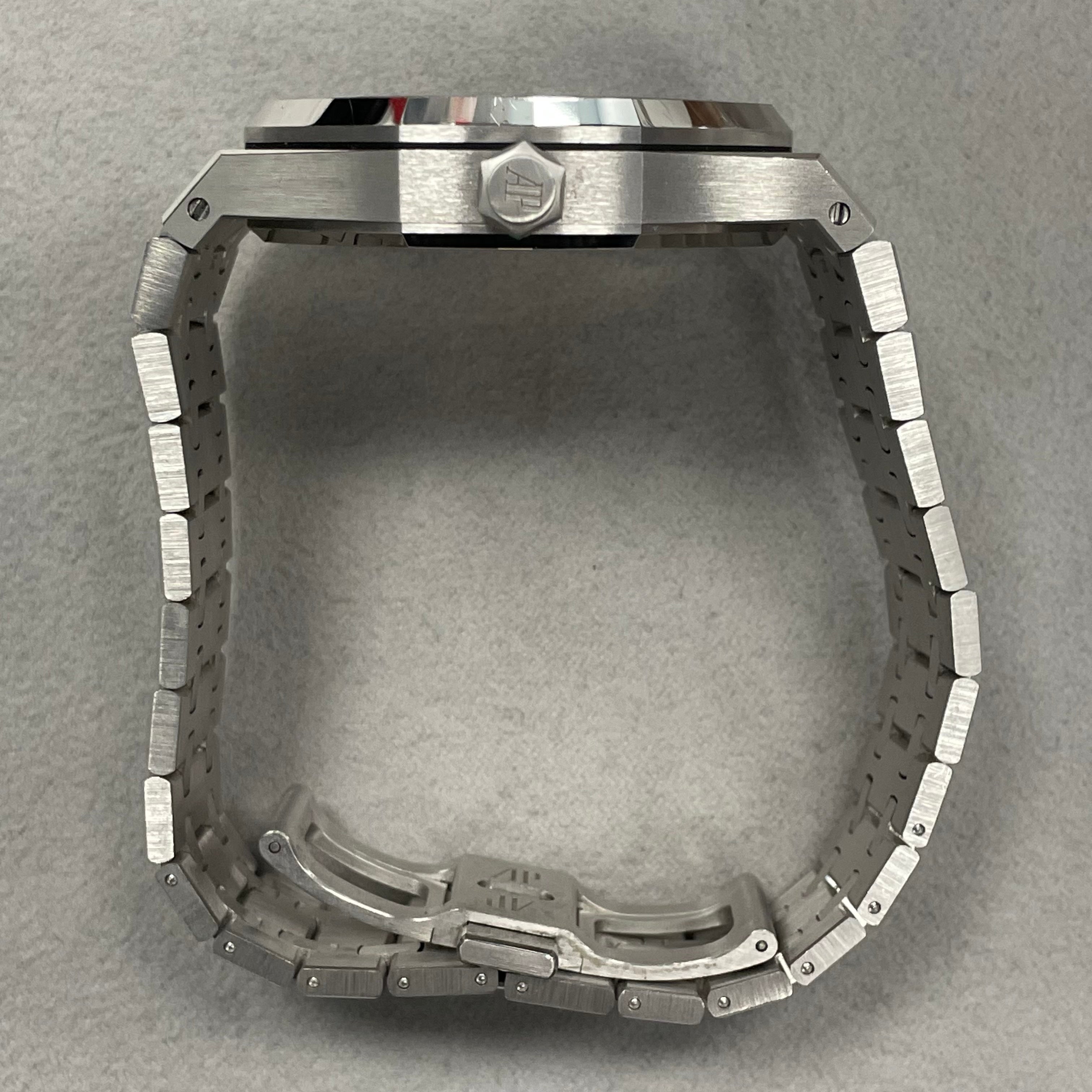 Audemars Piguet Royal Oak 41mm Blue Dial Watch Ref# 15503BC.OO.1220BC.01 - Happy Jewelers Fine Jewelry Lifetime Warranty