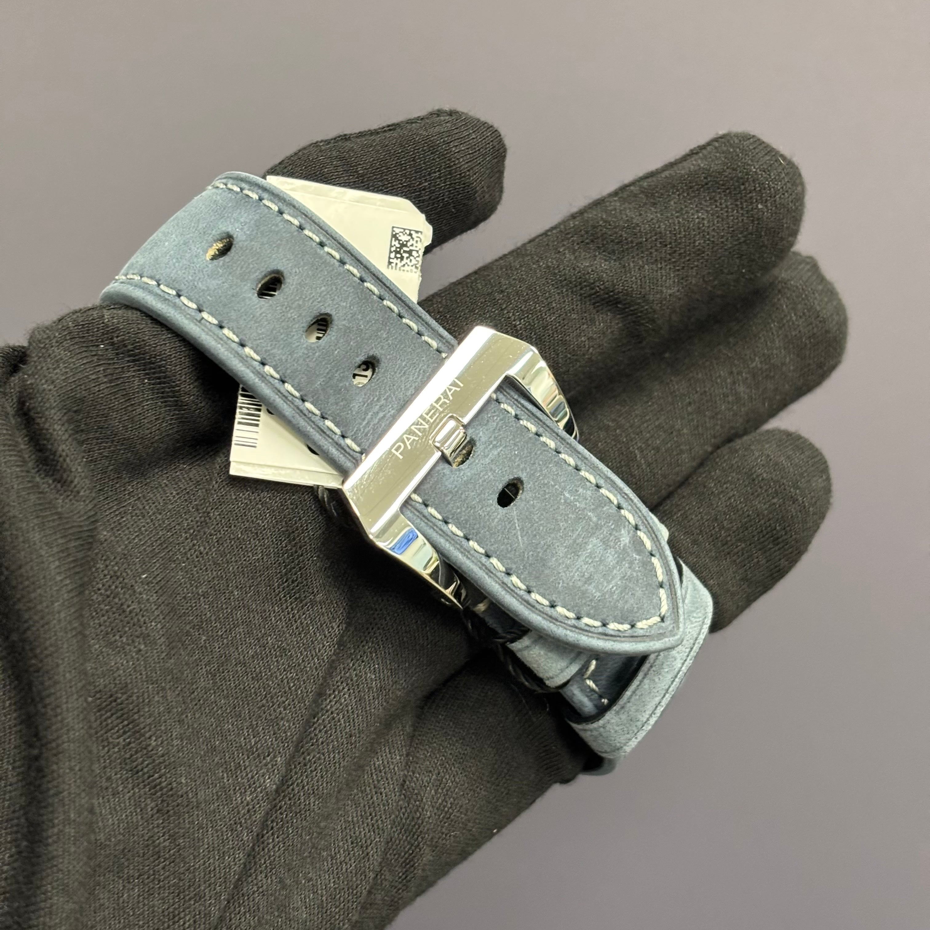 Panerai Radiomir 45mm Blue Dial Watch Ref# PAM01383 - Happy Jewelers Fine Jewelry Lifetime Warranty