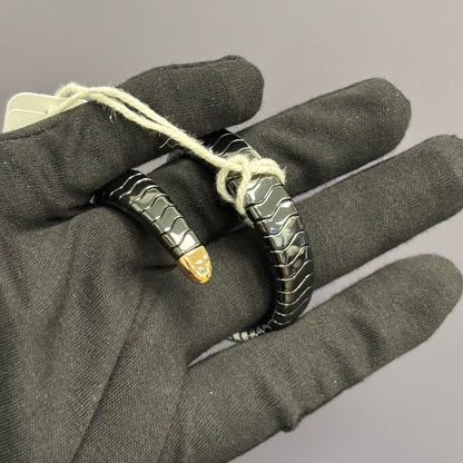 Bvlgari Serpenti 35mm Black Dial Watch Ref# 102735 - Happy Jewelers Fine Jewelry Lifetime Warranty